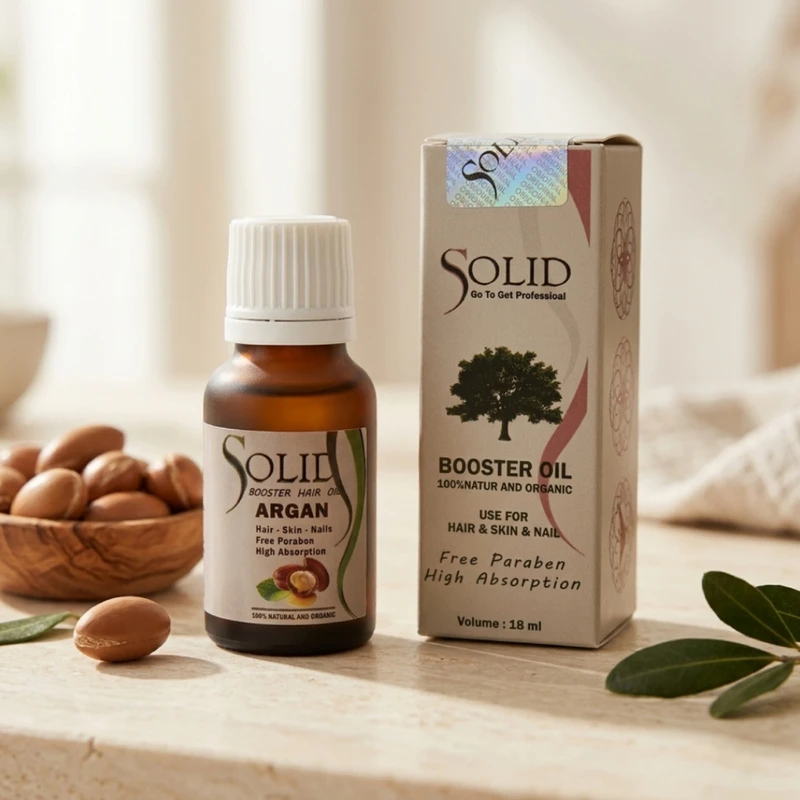 روغن آرگان نرم سالید مدل همهکاره مناسب برای انواع مو حجم 18میلی لیتر - تصویر 3