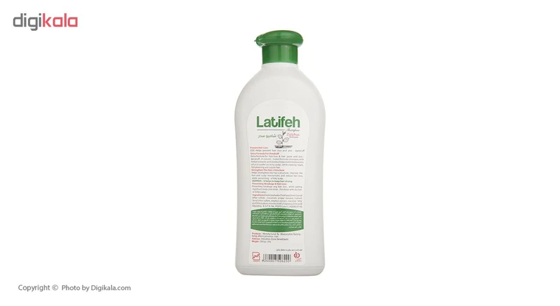 شامپو مو لطیفه مدل Ziziphus وزن 500 گرم - تصویر 3