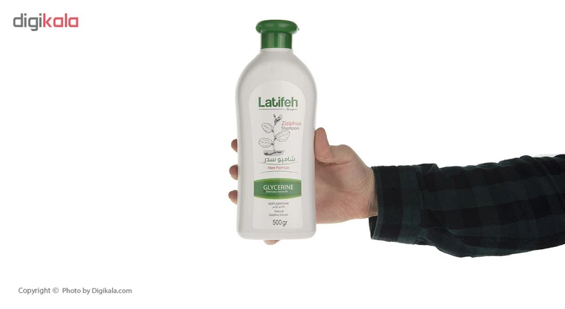 شامپو مو لطیفه مدل Ziziphus وزن 500 گرم - تصویر 5