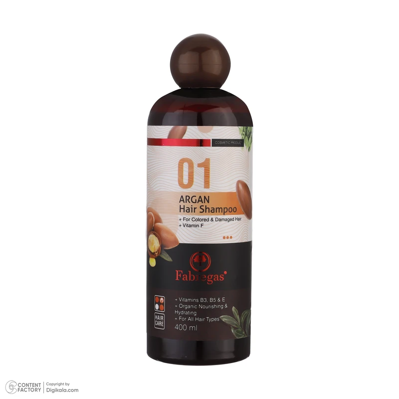 شامپو تقویت کننده مو فابریگاس مدل آرگان حجم 400 میلی لیتر - تصویر 4