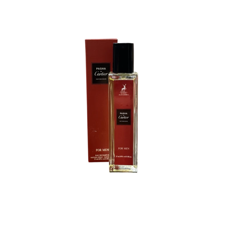 عطر جیبی مردانه الحمبرا مدل Cartier با رایحه تلخ و خنک حجم ۳۵ میلی لیتر - تصویر 2