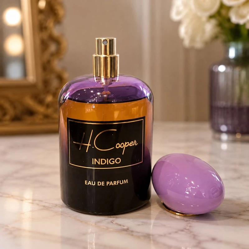 ادو پرفیوم زنانه اچ کوپر مدل Indigo با رایحه شیرین و خنک حجم 100 میلیلیتر - تصویر 3