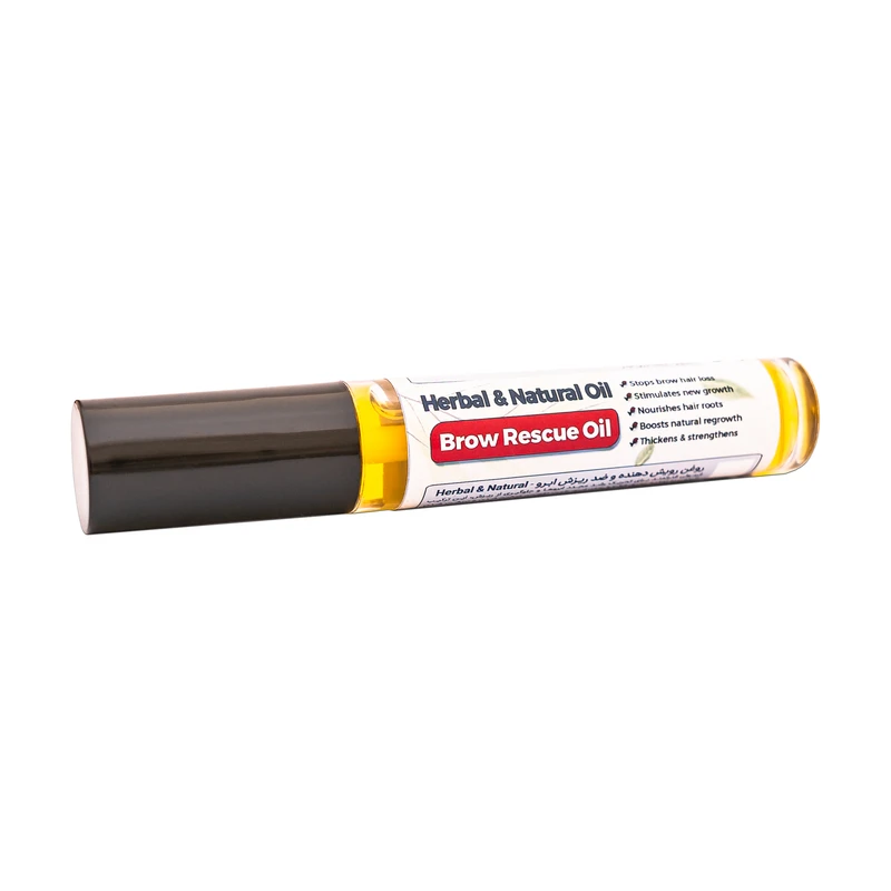 روغن رویش دهنده و ضد ریزش ابرو هربال مدل 6 گیاه - 10 میلی لیتر - تصویر 2
