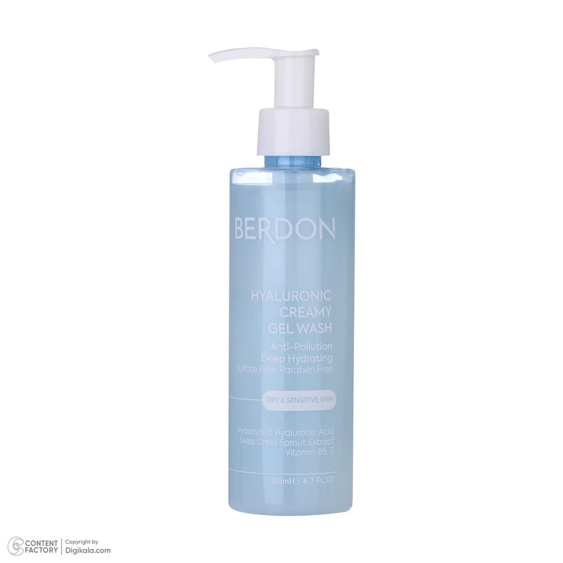 ژل شستشوی صورت بردون مدل Hyaluronic acid حجم 200 میلی لیتر - تصویر 3