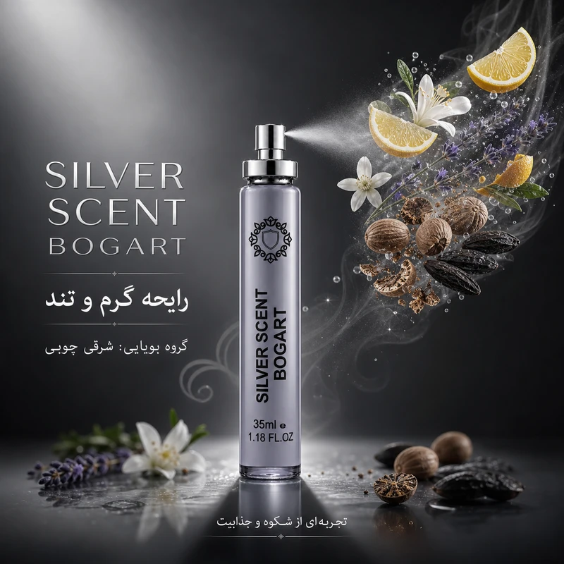 ادوپرفیوم مردانه هارلینگن مدل بوگارت سیلور سنت با رایحه شیرین حجم 35 میلی لیتر - تصویر 3