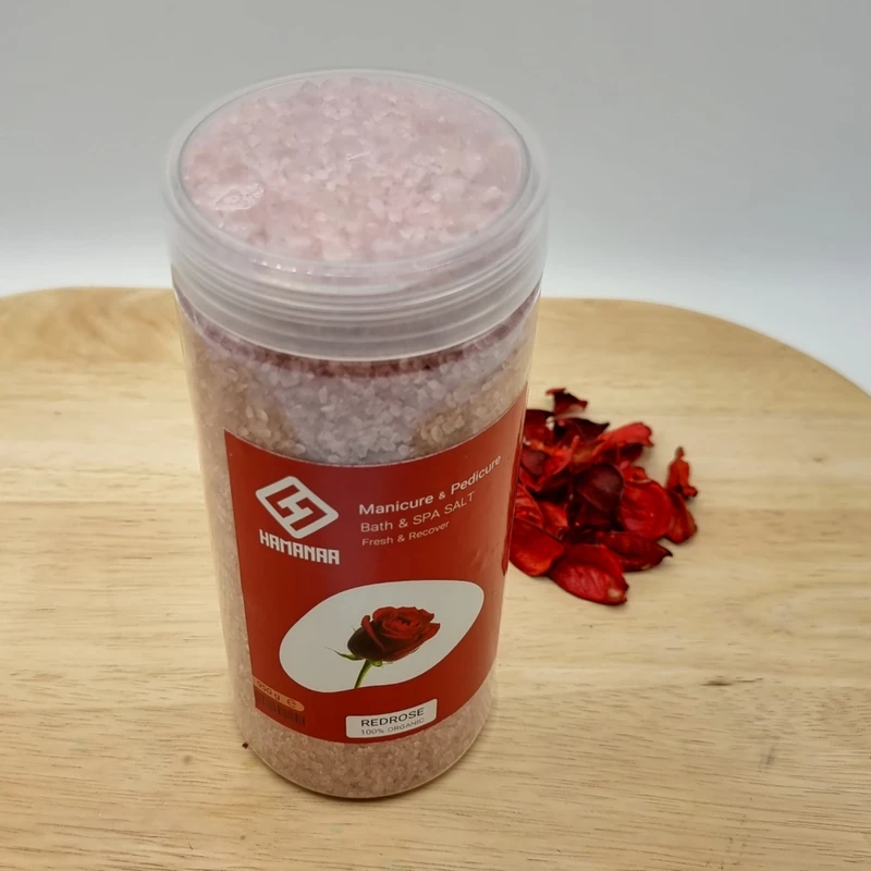 نمک حمام هامانا مدل Red Rose وزن 950 گرم - تصویر 2