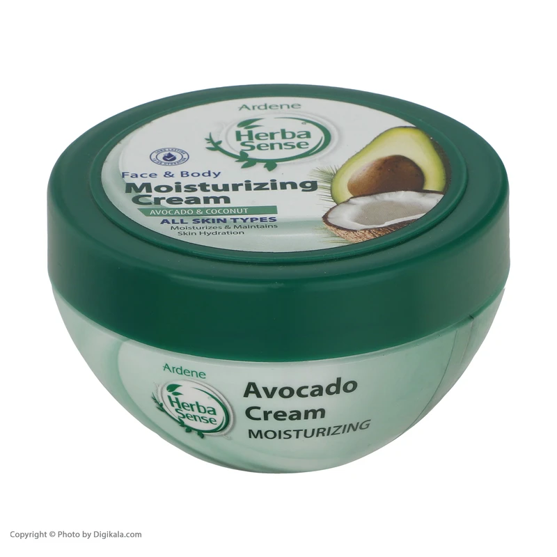 کرم مرطوب کننده آردن هرباسنس مدل Avacado & Coconut وزن 150 گرم - تصویر 4
