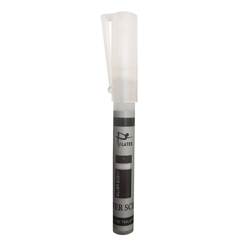 عطر جیبی مردانه پیلاتس مدل سیلورسنت با رایحه گرم و شیرین حجم 9 میلیلیتر