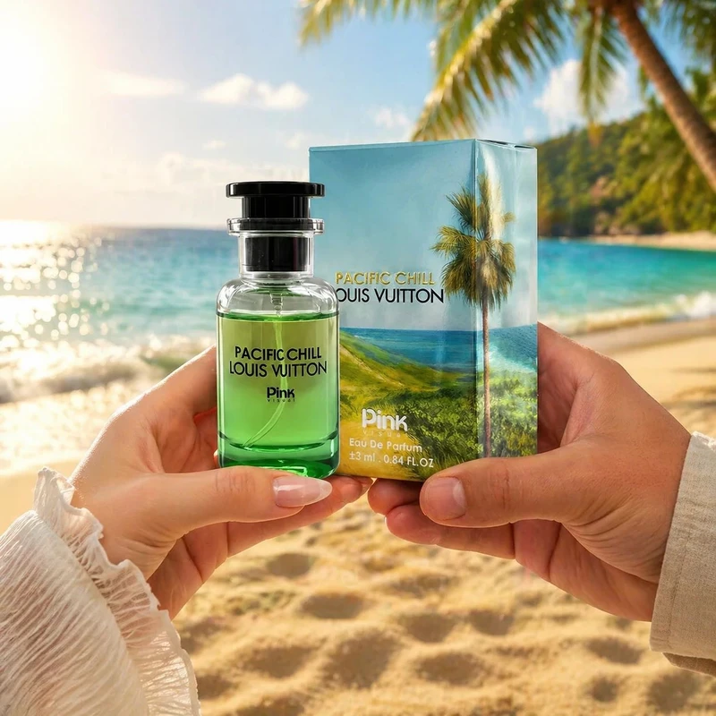 عطر جیبی پینک ویژوآل مدل Louis Vuitton Pacific Chill با رایحه
گرم حجم 25 میلیلیتر - تصویر 2