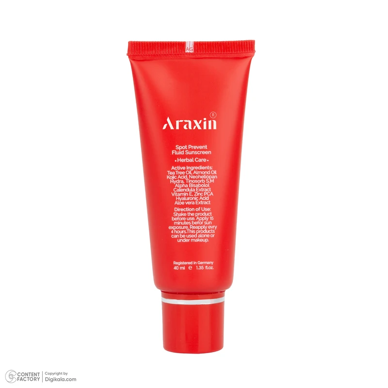کرم ضد آفتاب بی‌رنگ صورت و دور چشم آراکسین SPF 50 مدل Herbal Care محافظ در برابر اشعه UVA و UVB ‌مناسب برای انواع پوست حجم 40 میلی‌لیتر - تصویر 2