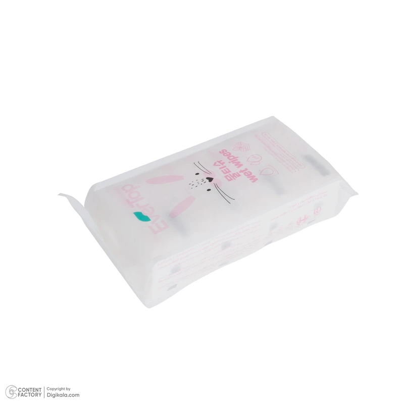 دستمال مرطوب اورتاپ مدل  مینی خرگوش مجموعه 8 عددی - تصویر 3