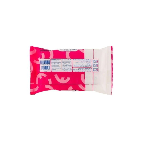 دستمال مرطوب پاک کننده دست و صورت کلين آپ مدل Nourishing بسته 2 عددی - تصویر 3