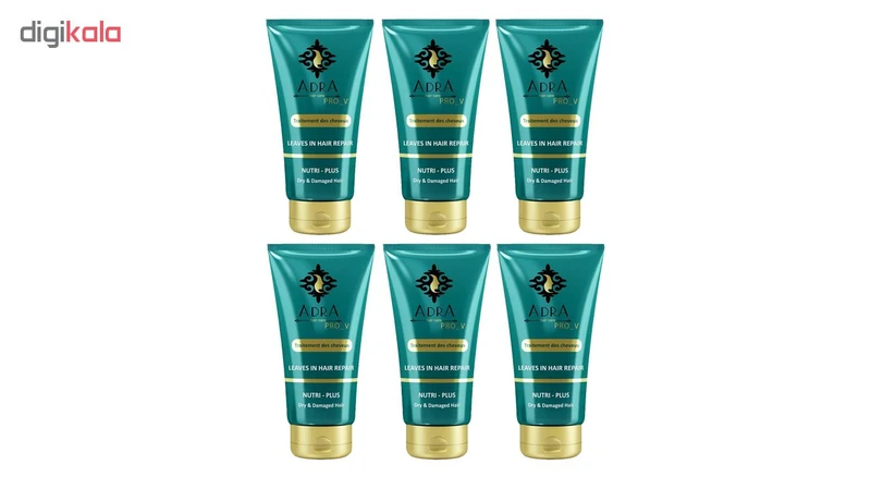 ماسک مو آدرا مدل PRO_V حجم 150 میلی لیتر مجموعه 6 عددی - تصویر 2