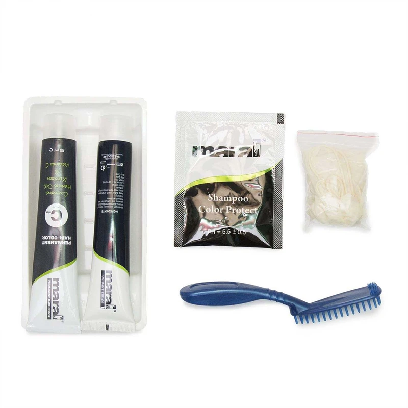 کیت رنگ مو مارال مدل 02 حجم 100 میلی لیتر رنگ قهوه ای متوسط
 مجموعه 2 عددی - تصویر 3