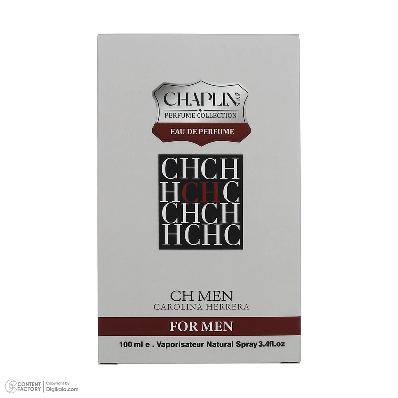ادو پرفیوم مردانه چاپلین استار مدل CH Men با رایحه معتدل حجم 100 میلیلیتر - تصویر 3