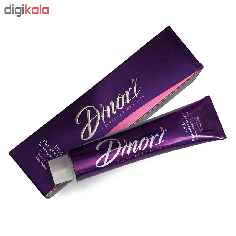 رنگ مو دینوری سری Professional شماره DR13 حجم 100 میلی لیتر رنگ کاپوچینویی - تصویر 3