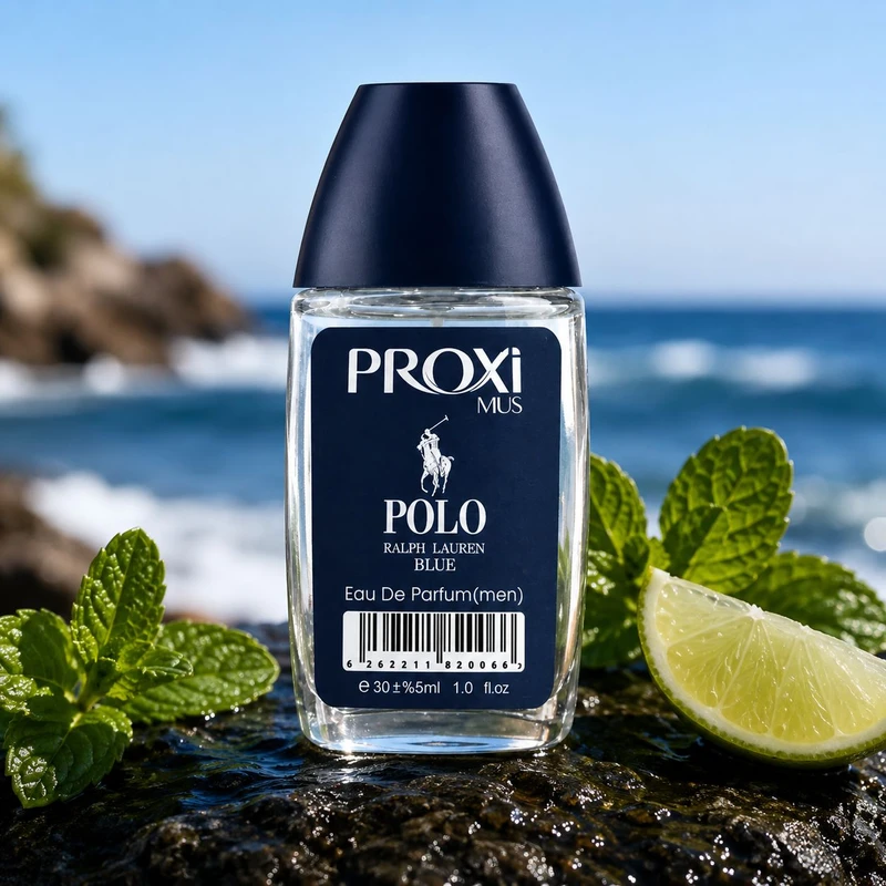 عطر جیبی مردانه پروکسی مدل Polo Blue با رایحه تند و چوبی حجم 30 میلیلیتر - تصویر 2