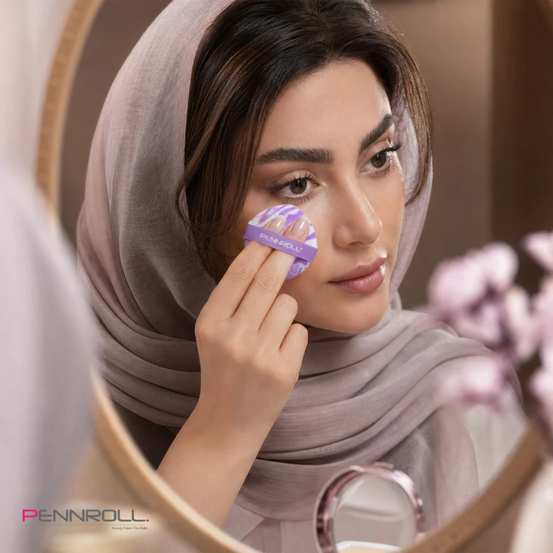 پد آرایشی پنرول مدل PRP - Puffy Marble از جنس Hydrophilic Non-Latex و طراحی ارگونومیک دایره ای، بافت نرم و تراکم بالا، قابل شستشو - تصویر 4