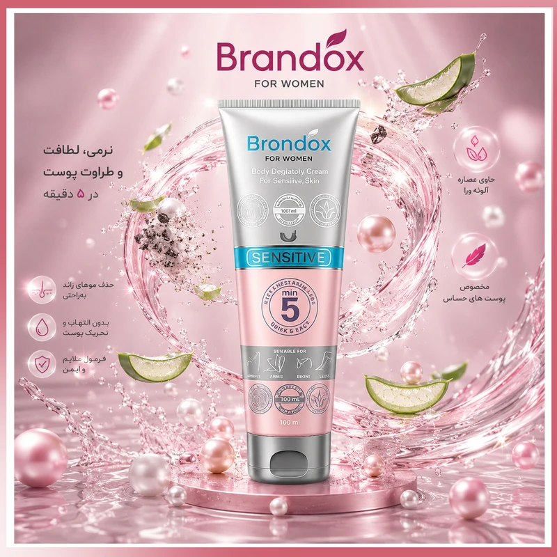 کرم موبر براندوکس مدل Depilatory-W با حجم 100 میلی لیتر مجموعه 3 عددی - تصویر 4