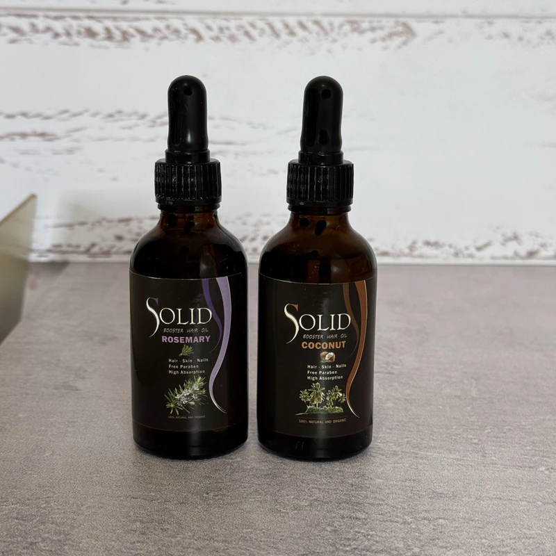 روغن نرمکننده سالید مدل رزماری و نارگیل مناسب برای انواع مو حجم 100 میلیلیتر مجموعه 2 عددی - تصویر 3