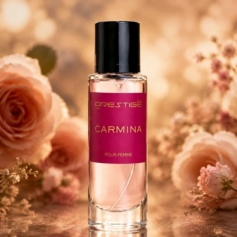 عطر جیبی زنانه نیو پرستیژ کالر مدل CARMINA با رایحه شیرین و معتدل حجم 35 میلی‌لیتر - تصویر 3