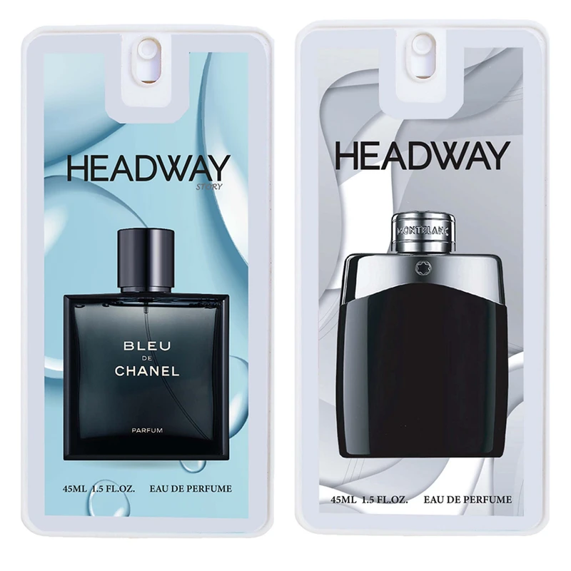 عطر جیبی مردانه هدوی استوری مدل مون بلان لجند و بلو شنل حجم 45 میلی لیتر مجموعه 2 عددی - تصویر 2