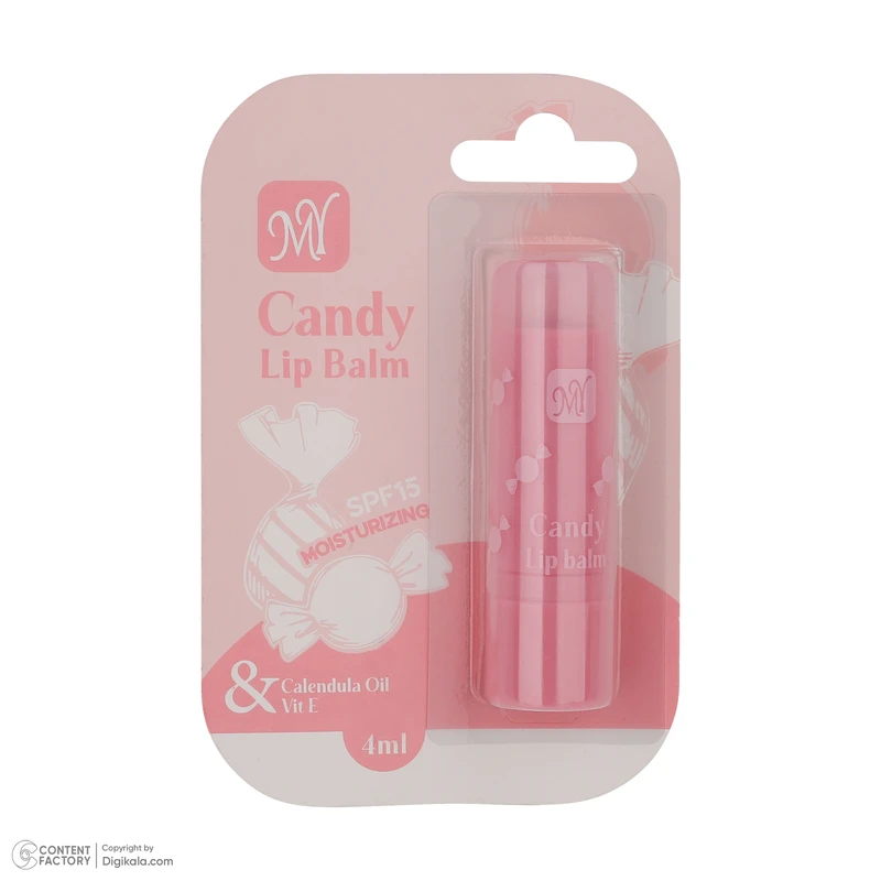 بالم لب ماتیکی مای مدل candy مرطوبکننده، حاوی ویتامینهای تقویتی و عصاره آلوئهورا، مناسب پوست لب معمولی - تصویر 5