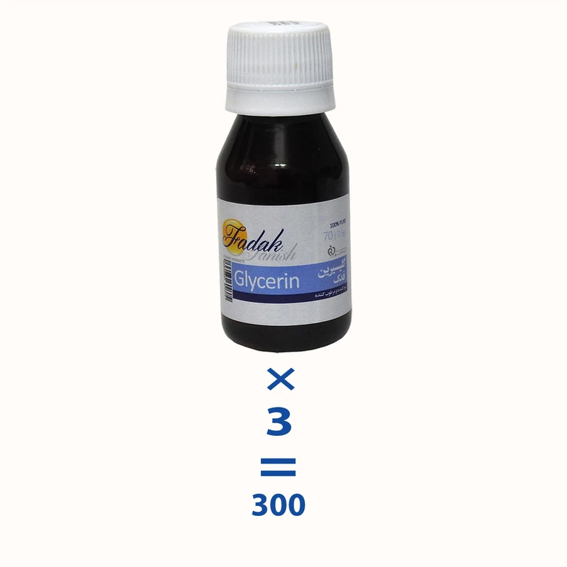 گلیسیرین فدک تانیش مدل 24511 حجم 60 میلی لیتر مجموعه 3 عددی - تصویر 2