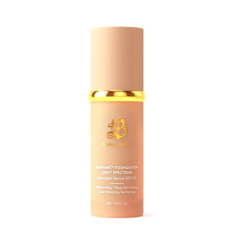 کرم پودر بایومیمیک رنگی مایع SPF 50 فوراور بلوم مدل 4in1 شماره 01 مناسب برای انواع پوست حجم 30 میلی‌لیتر - تصویر 2