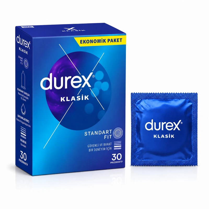 کاندوم دورکس مدل Klasik سایز استاندارد بسته ۳۰ عددی - تصویر 2