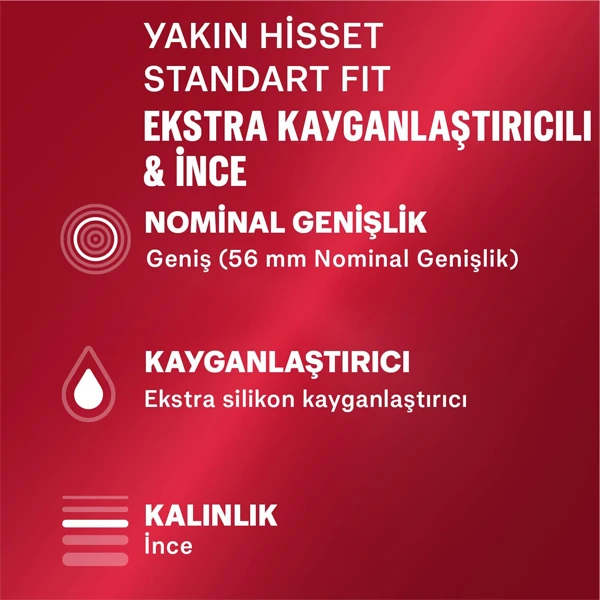 کاندوم دورکس مدل Yakin Hisset standard fit بسته 30 عددی - تصویر 2
