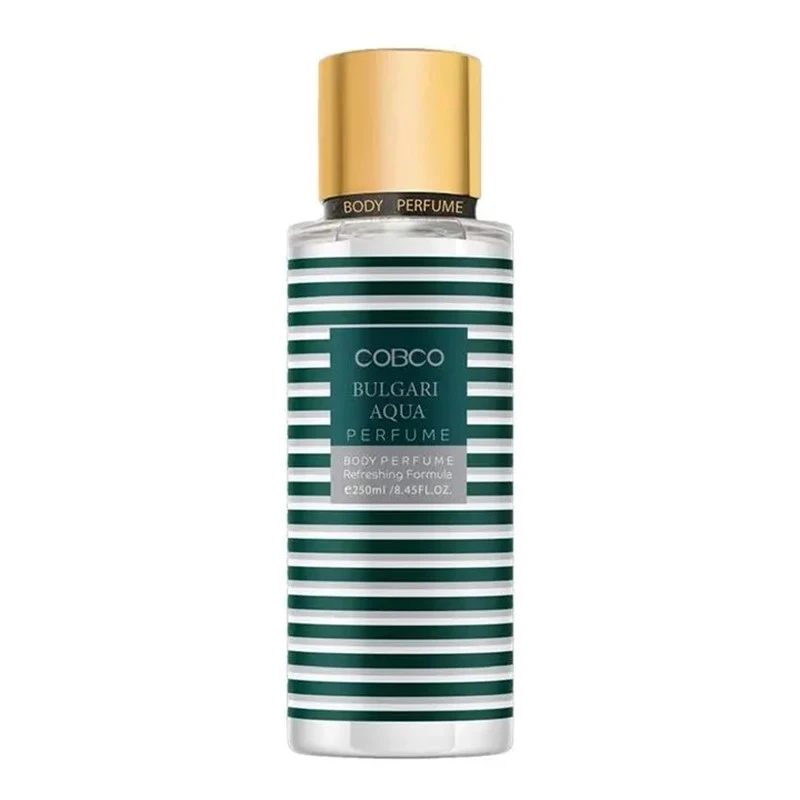 بادی اسپلش مردانه کوبکو مدل BULGARI AQUA حجم 250 میلی لیتر