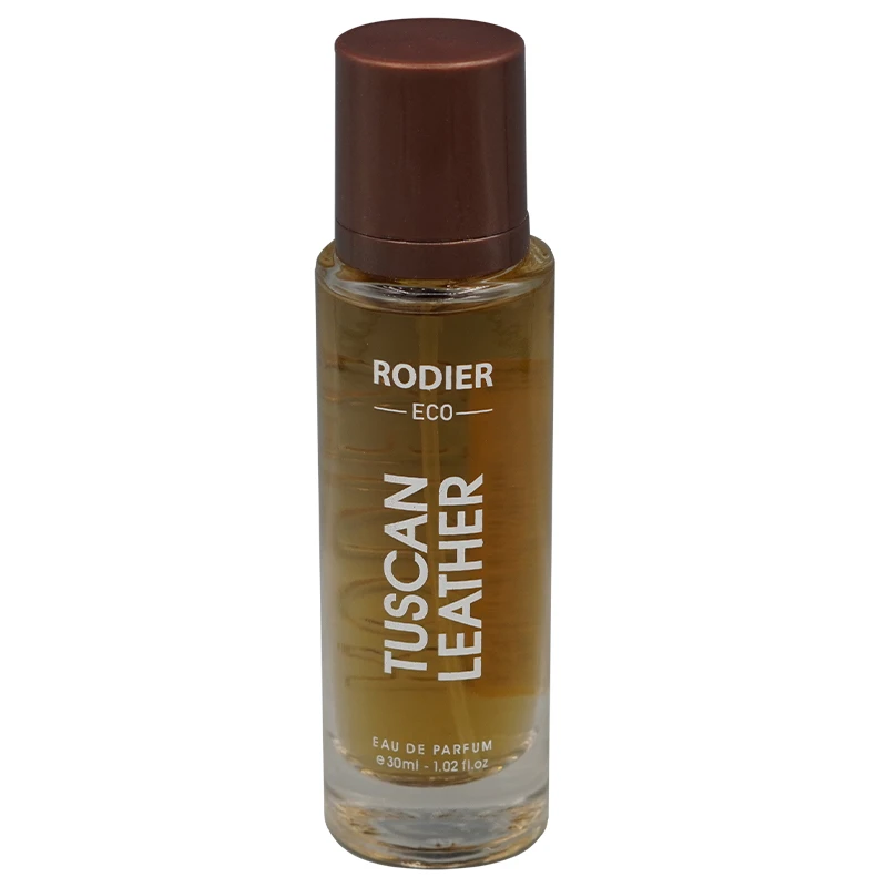 عطر جیبی رودیر مدل TUSCAN LEATHER با رایحه گرم حجم 30 میلی‌لیتر