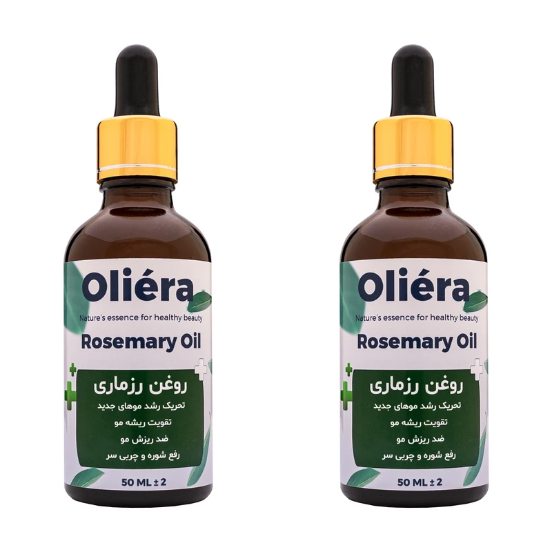 روغن مو اُلیئرا مدل رزماری کد +A حجم 50 میلی لیتر بسته 2 عددی