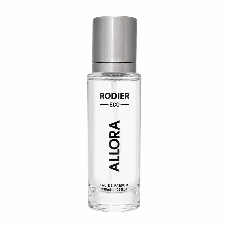 عطر جیبی مردانه رودیر مدل Allora با رایحه شیرین و مرکباتی حجم 30 میلی‌لیتر