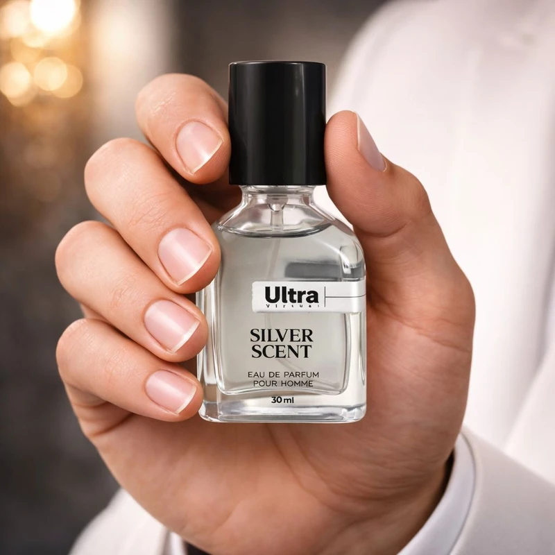 عطر جیبی مردانه اولترا ویرچوآل مدل Silver Scent با رایحه گرم حجم 30 میلیلیتر - تصویر 2