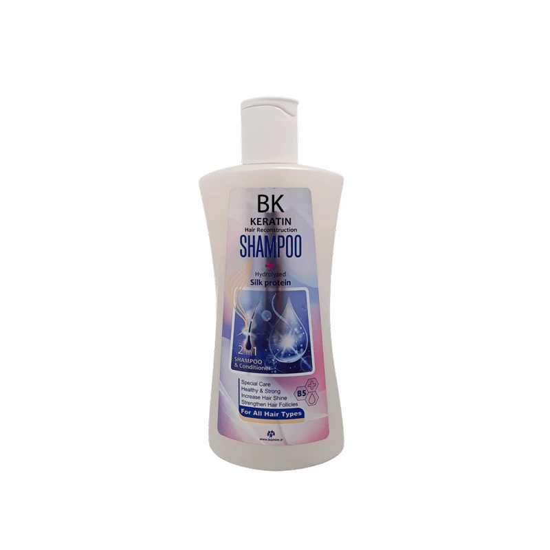شامپو تقویت کننده مو بی کی  مدل KERATIN حجم 300 میلی لیتر