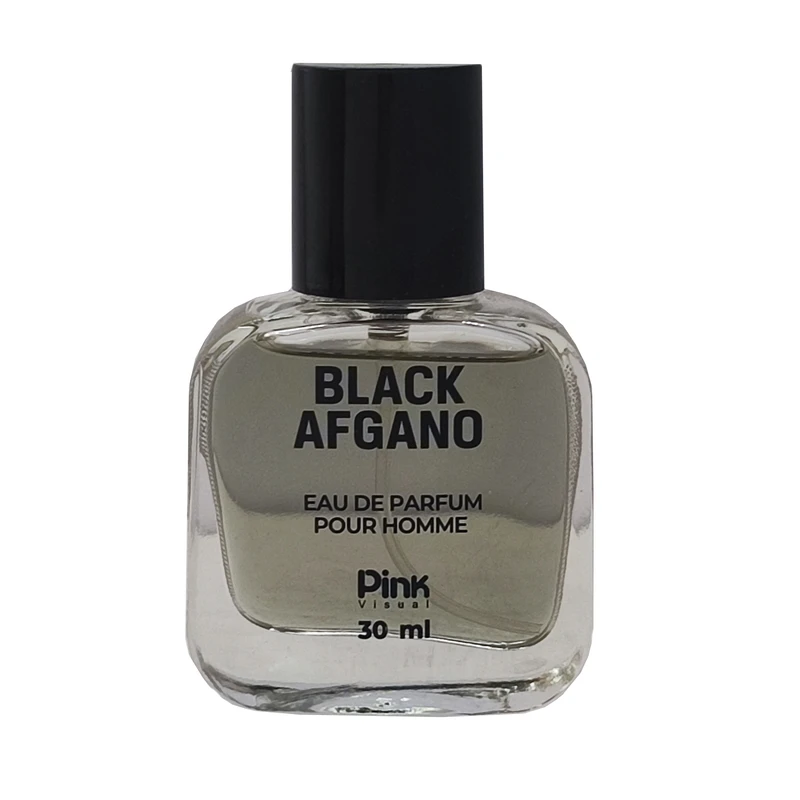 عطر جیبی مردانه پینک ویژوال مدل Black Afghano حجم 30 میلی لیتر - تصویر 2