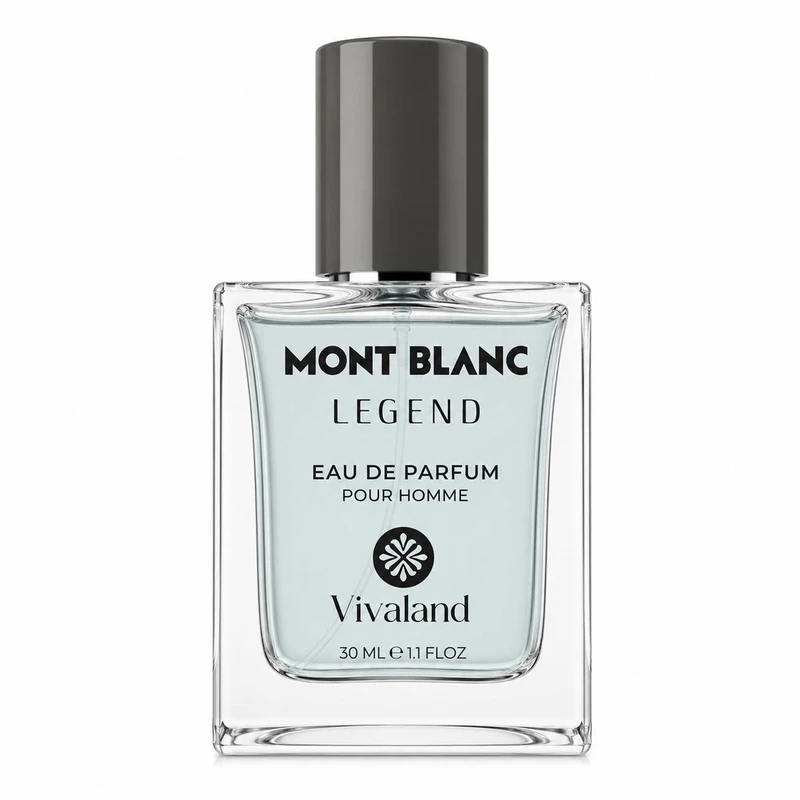 عطر جیبی مردانه ویوالند مدل Mont Blanc Legend با رایحه خنک حجم 30 میلیلیتر