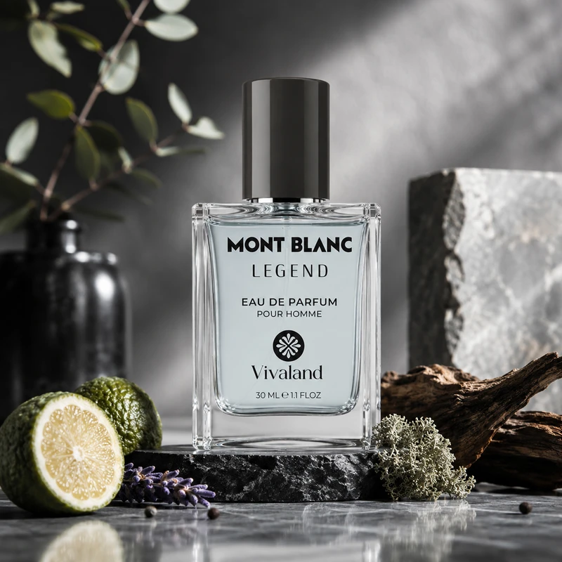 عطر جیبی مردانه ویوالند مدل Mont Blanc Legend با رایحه خنک حجم 30 میلیلیتر - تصویر 2