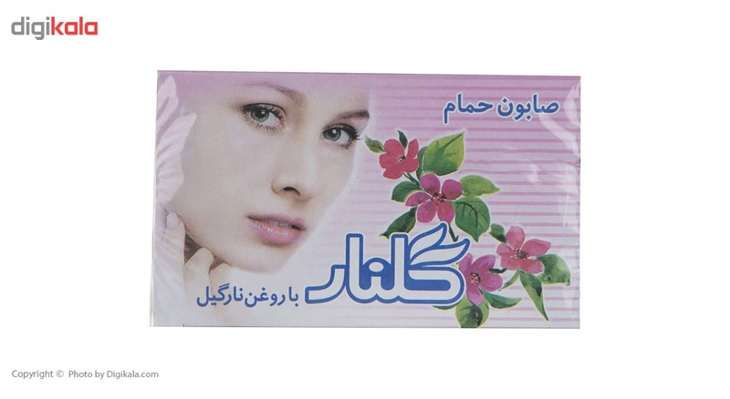 صابون گلنار مدل صورتی بسته 6 عددی - تصویر 4