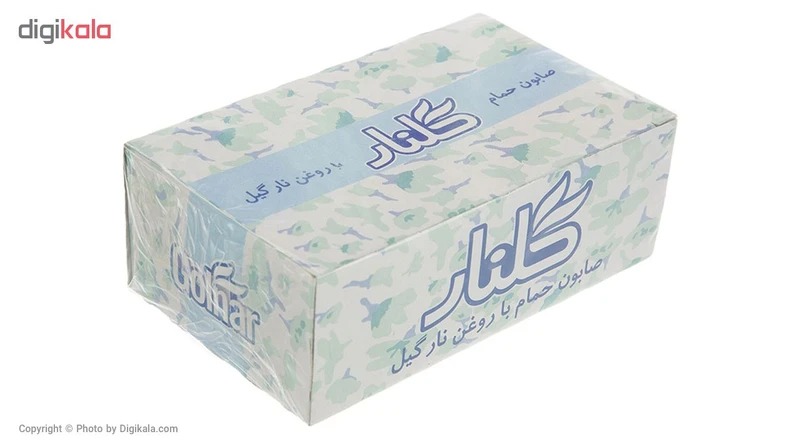 صابون گلنار مدل روغن نارگیل بسته 6 عددی - تصویر 2