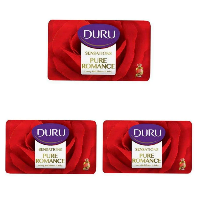 صابون شستشو دورو مدل Pure romance تحت لیسانس وزن125 گرم مجموعه 3 عددی - تصویر 2