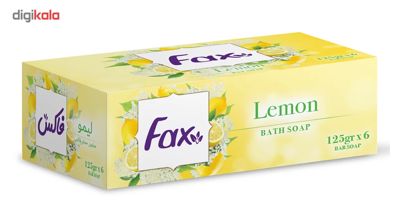 صابون شستشو فاکس مدل Lemon تحت لیسانس بسته 6 عددی - تصویر 2