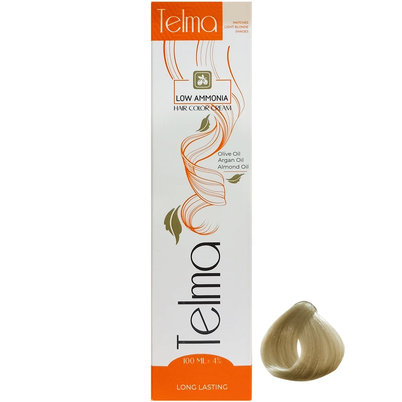 رنگ مو تلما مدل Low Ammonia شماره 99.11 حجم 100 میلی لیتر رنگ یخی کریستالی - تصویر 2