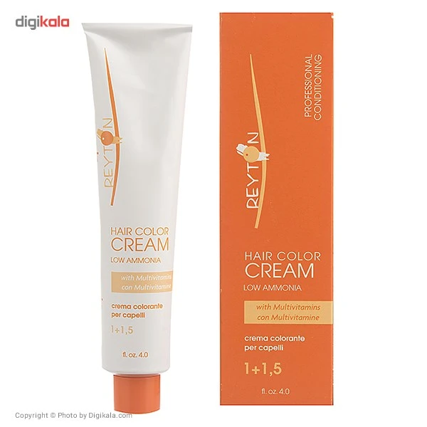 رنگ مو ریتون سری Biscuit مدل Medium Blonde Biscuit شماره 7B حجم 120 میلی لیتر رنگ بیسکویتی فانتزی - تصویر 3