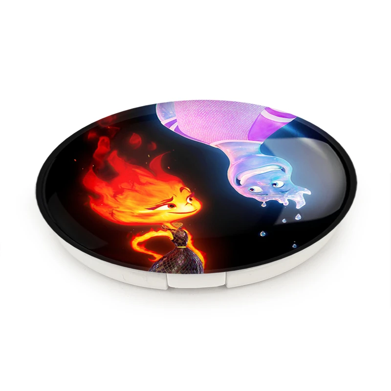 آینه جیبی خندالو طرح بنیادین Elemental مدل تاشو کد 31035 - تصویر 4