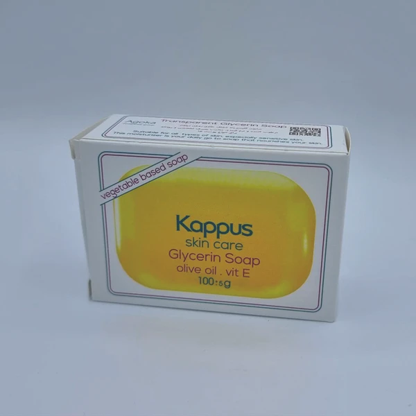 صابون شستشو کاپوس اسکین کر مدل گلیسیرینه وزن 100 گرم - تصویر 2