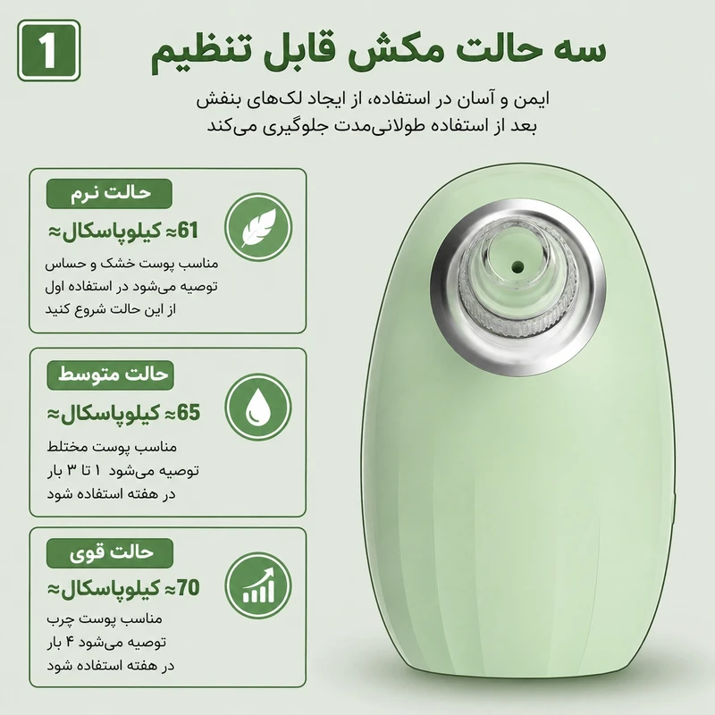 میکرودرم مدل Hot Compress به همراه 5 عدد سری - تصویر 2