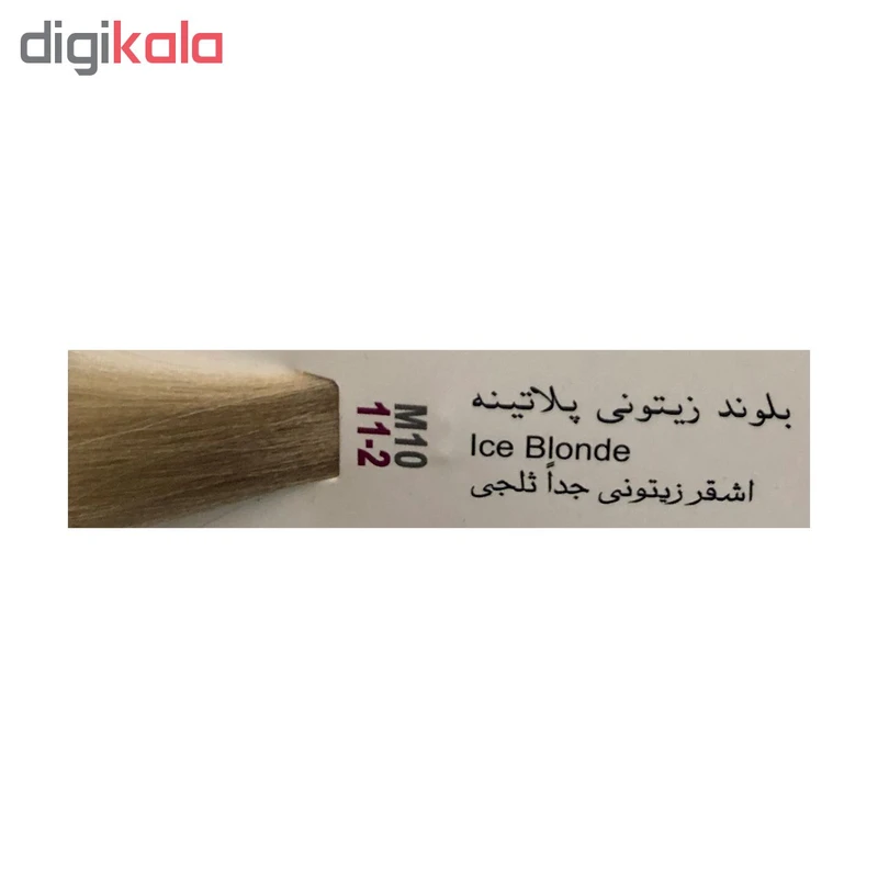 رنگ مو پادینا شماره M10-11-2 حجم 100 میلی لیتر رنگ بلوند زیتونی پلاتینه - تصویر 3